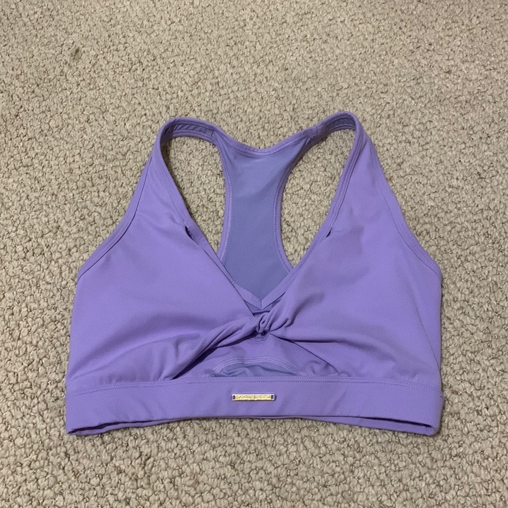 Gymshark x Whitney Simmons Mesh Sports Bra- Wildflower Purple